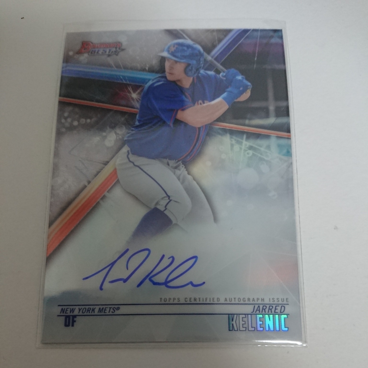 【赤字超特価，品質保証】 2018 Topps Bowman's Best Autograph Refractor Jarred Kelenic New York Mets 直筆サインカード(Topps)｜売買されたオークション情報、yahooの商品情報をアーカイブ公開 - オークファン シングルカード