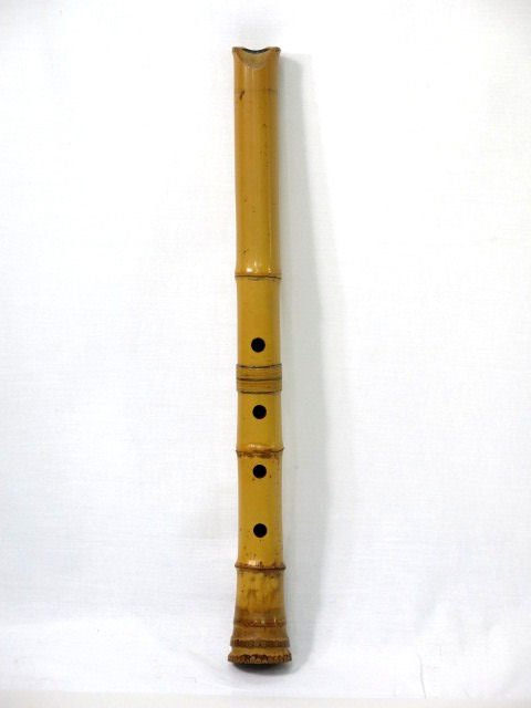 篁山調 精華堂 尺八 北原 約54cm 都山流 キンカン | 銘