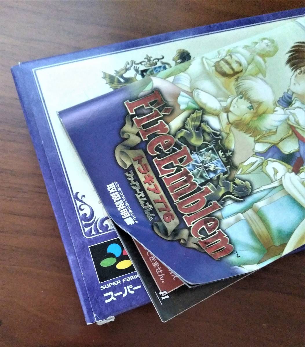 SFC スーパーファミコンソフト ファイアーエムブレム トラキア776 箱