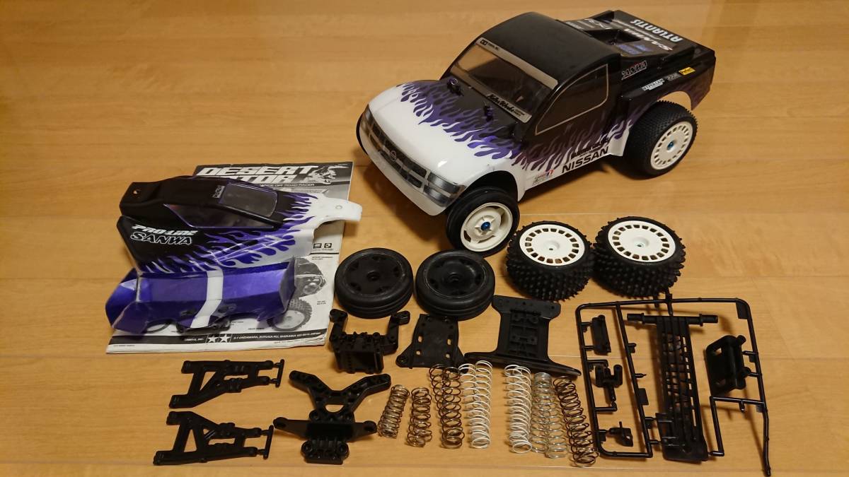 タミヤ DT02 タイタン フルオプション メカ付き、スペアパーツ多数_1