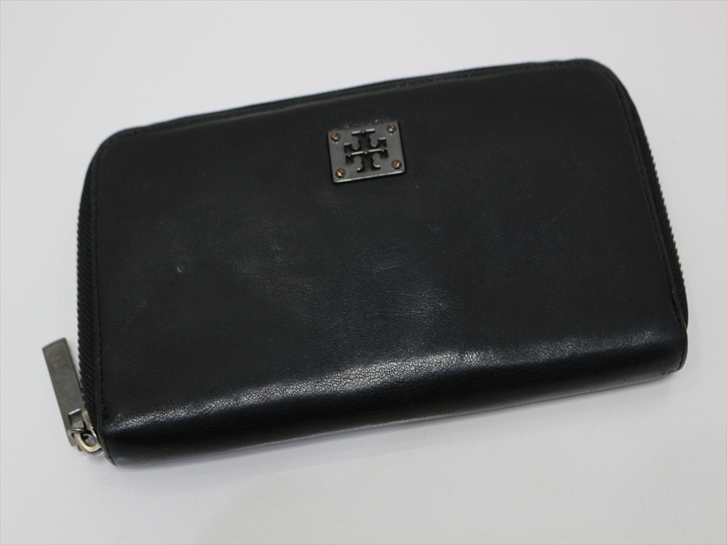 正規良品【トリーバーチ】ラウンドファスナー付き長財布 メンズ 