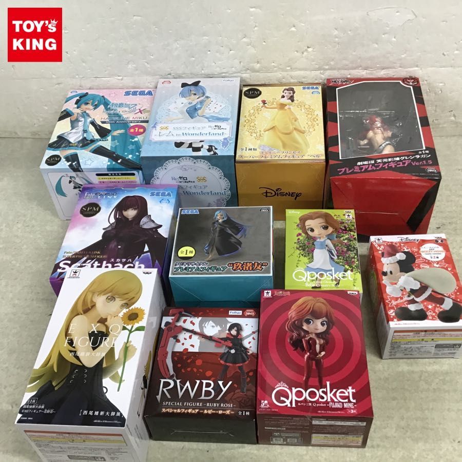 同梱不可 ジャンク リゼロ SSSフィギュア レム EXQ 忍野忍 Q-posket 峰
