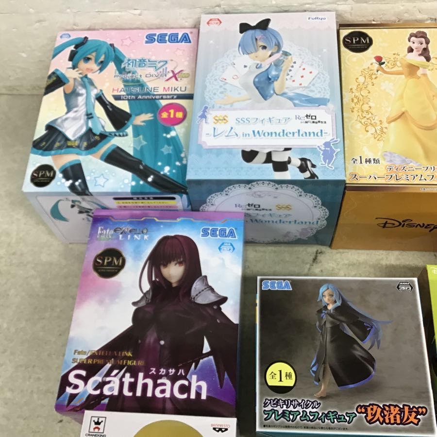 同梱不可 ジャンク リゼロ SSSフィギュア レム EXQ 忍野忍 Q-posket 峰