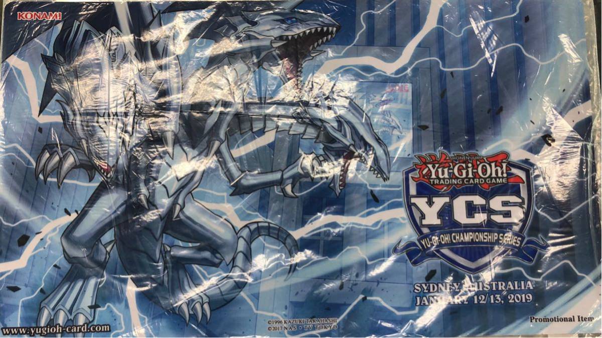 YCS 遊戯王 青眼の究極竜 プレイマット 公式 真青眼の究極竜 シドニー