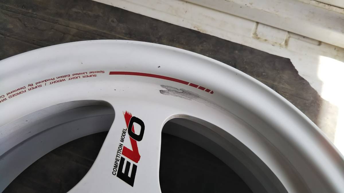ディスモンド リーガマスターEVO 15インチ 6.5J +45 4H PCD100 中古 4 