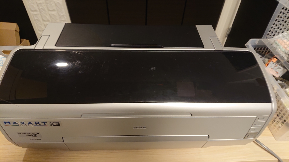 EPSON - PX-5500 ジャンク品 確約済EPSON 予備インクあり 通電確認のみ