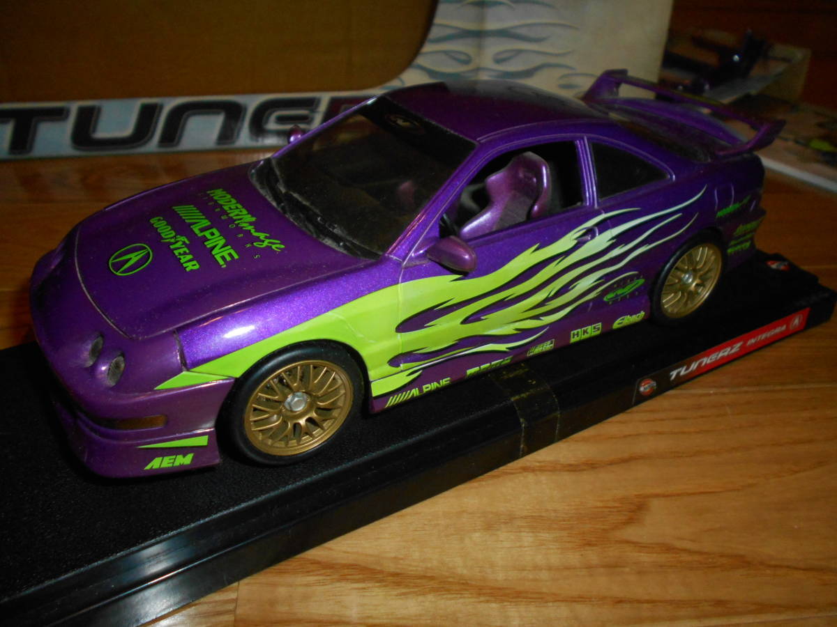 Hot Wheel 1/18 アキュラ インテグラ (パープル/グリーン)チューナーズ 