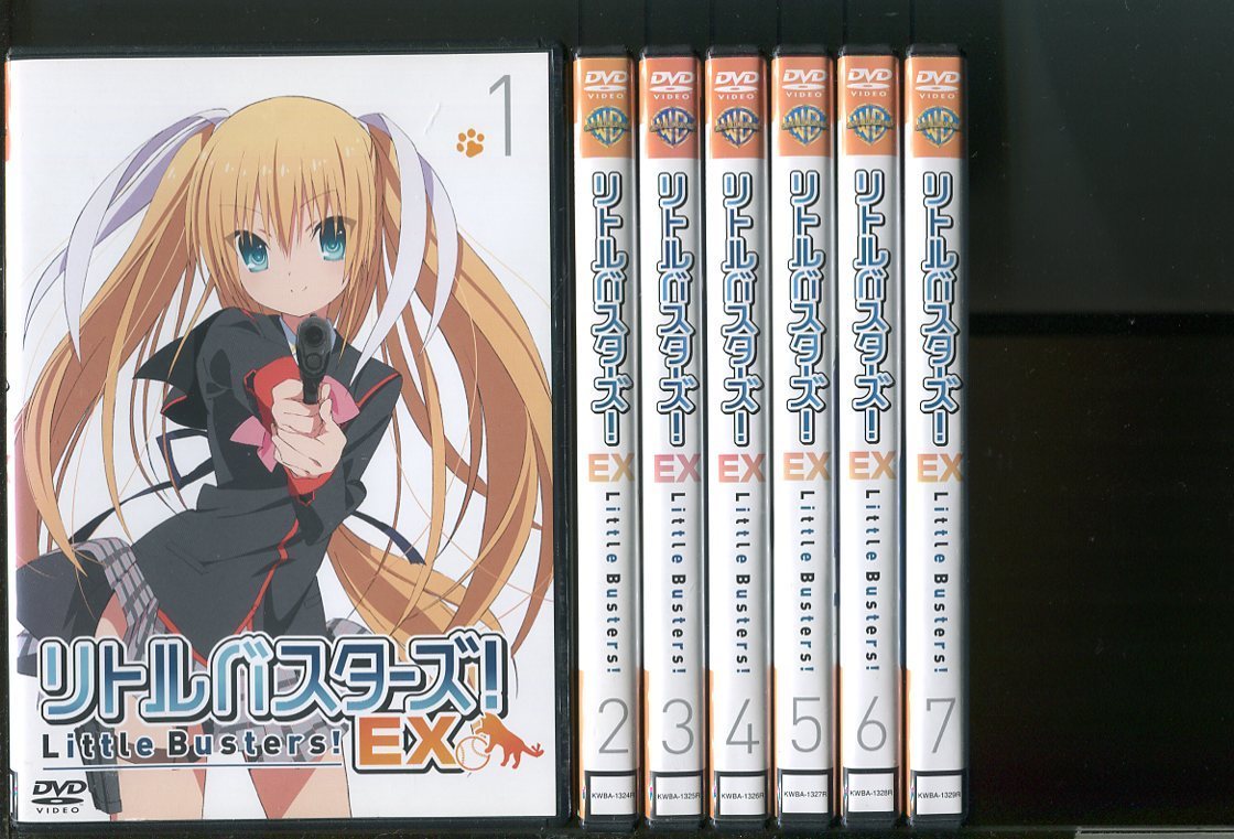 y6424 「リトルバスターズ！EX」全7巻セット レンタル用DVD/堀江由衣