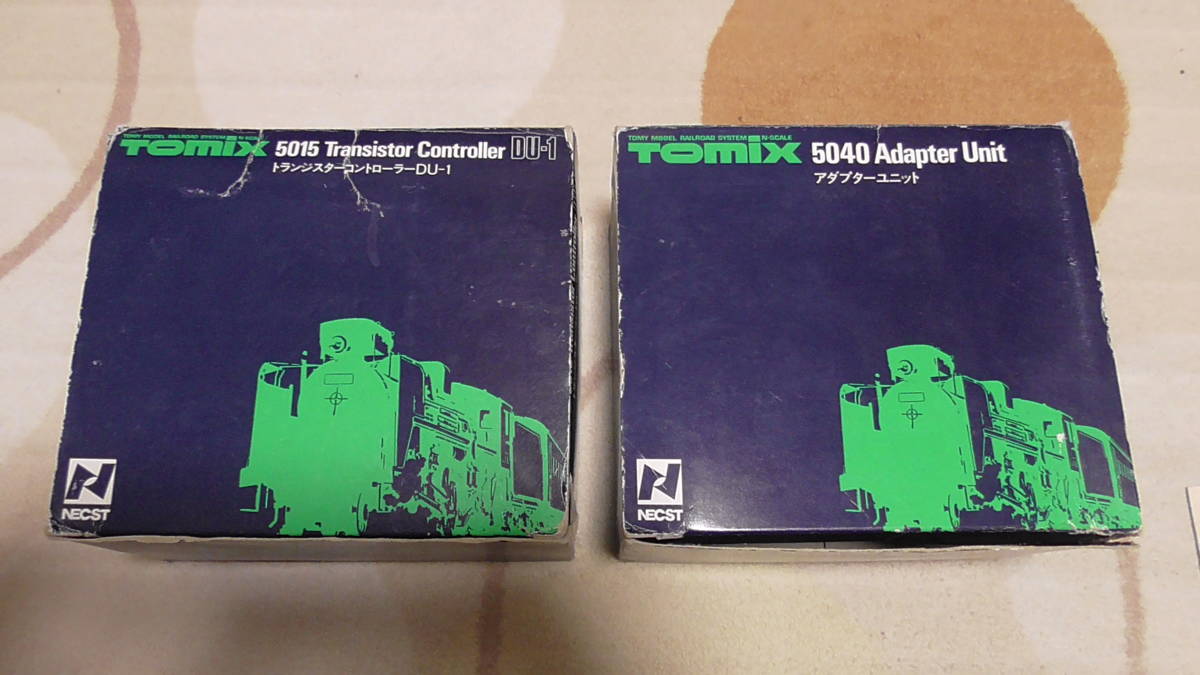 TOMIX 5015トランジスタコントローラーと5040アダプターユニット TOMIX 5040 アダプターユニット 5015 トランジスター