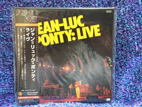 人気セール，本物保証 ジャン=リュック ポンティ / ライブ 紙ジャケ(フュージョン)｜売買されたオークション情報、yahooの商品情報をアーカイブ公開 - オークファン フュージョン