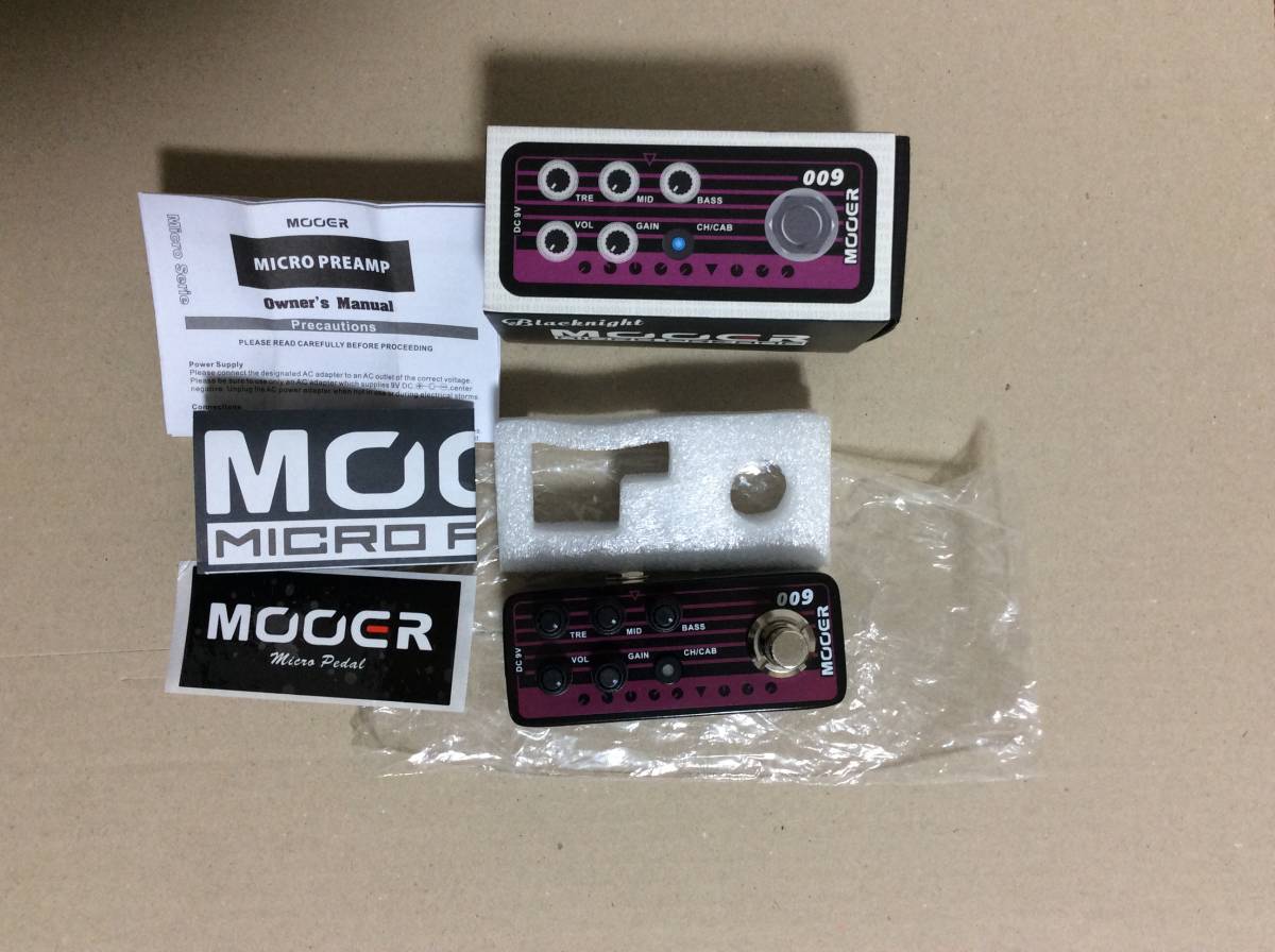 Mooer micro preamp 009 Blacknight