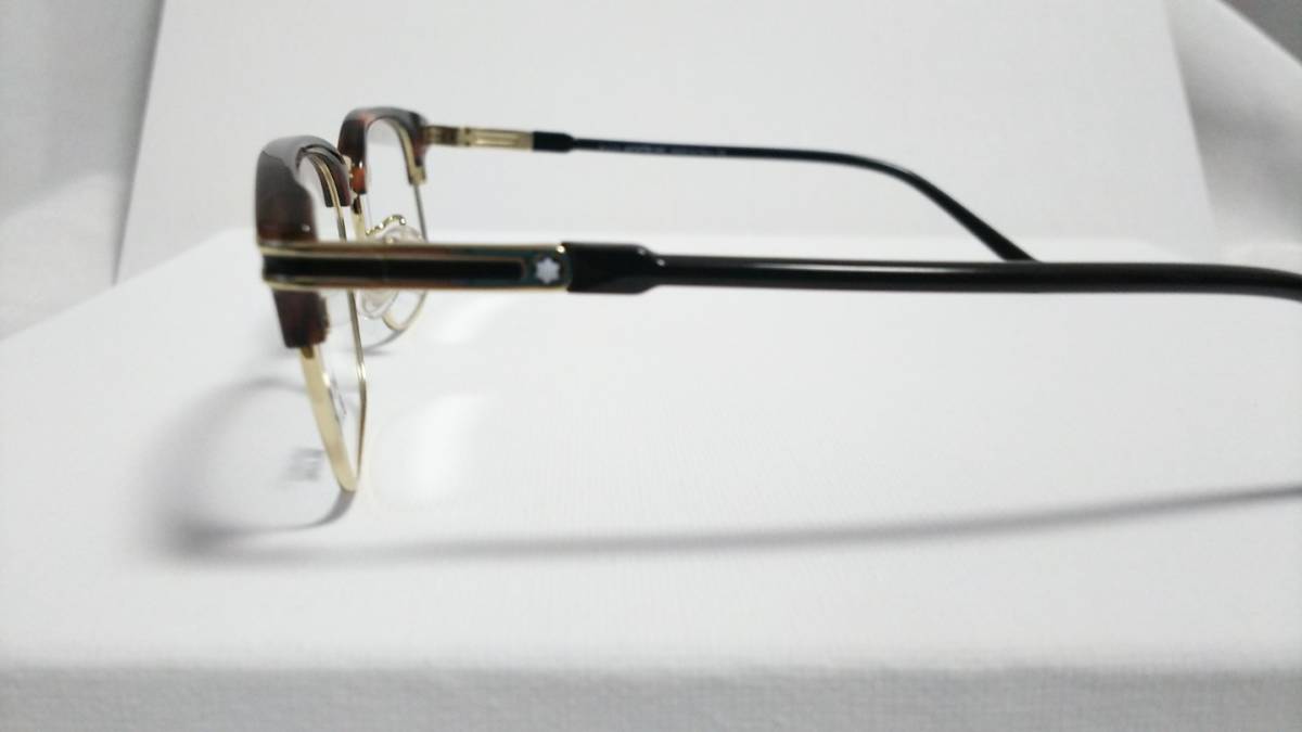 Mont Blanc モンブラン べっ甲柄 ブローメガネフレーム MB669-F 048