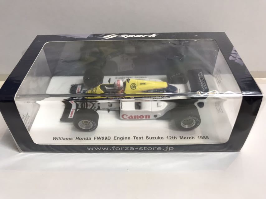 1⁄43 スパーク forza-store特注 ウィリアムズ ホンダ FW09B FORZA 1/43