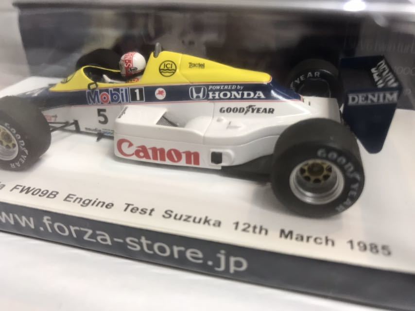 1⁄43 スパーク forza-store特注 ウィリアムズ ホンダ FW09B FORZA 1/43