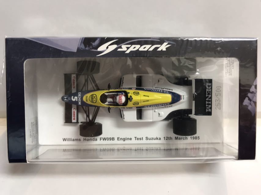 1⁄43 スパーク forza-store特注 ウィリアムズ ホンダ FW09B FORZA 1/43