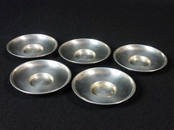 煎茶道具 茶托 茶器 - お得，定番人気 煎茶道具錫器茶器茶具托子