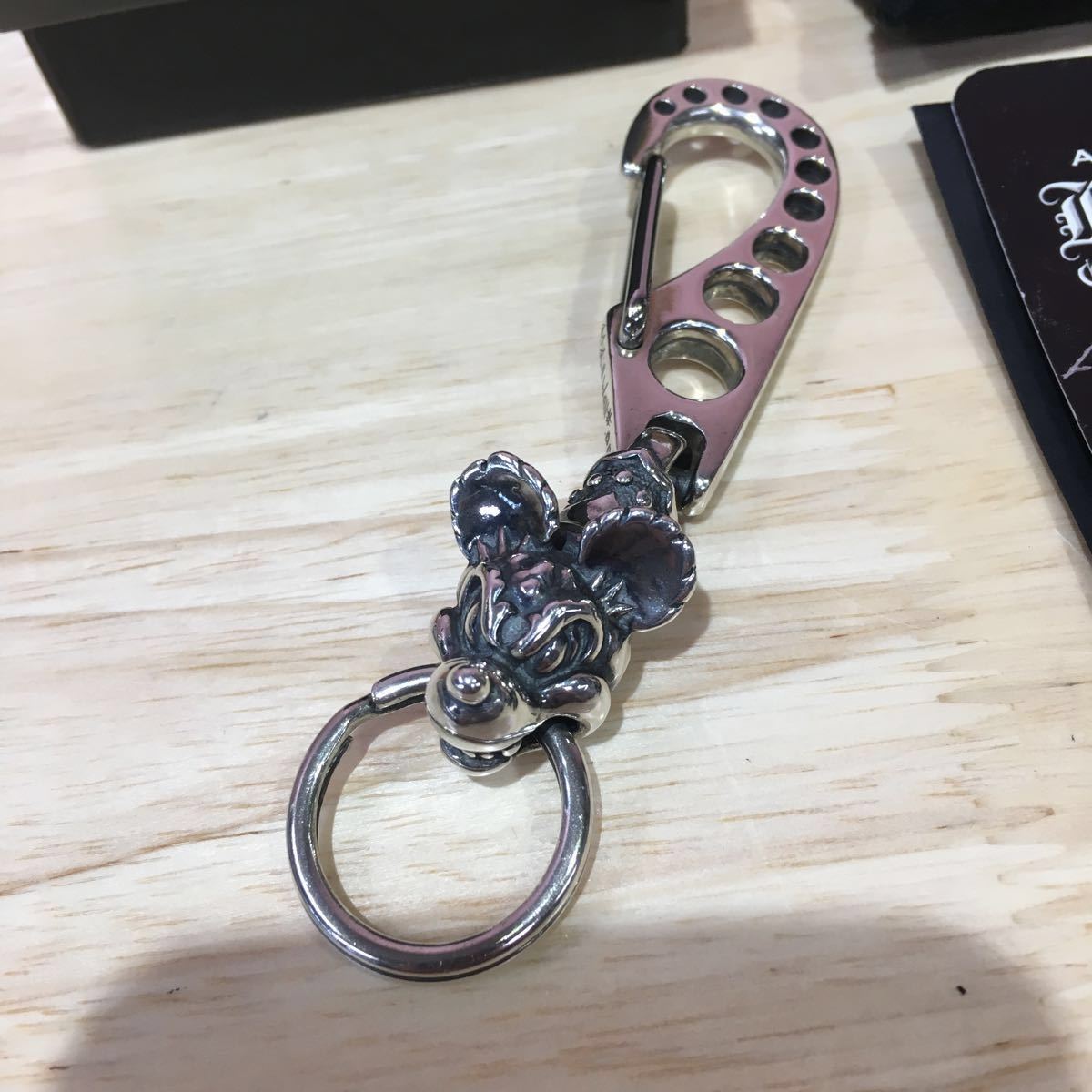BWL×Disney Mickey Mouse×BEAMS トリプルネーム キーチェーン ビル