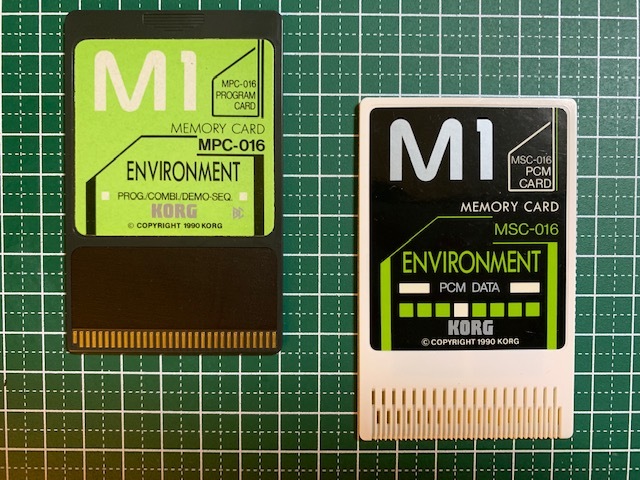 KORG M1 PCM & PROGRAM DATA CARD [ ENVIRONMENT ] M1 Korg PCM