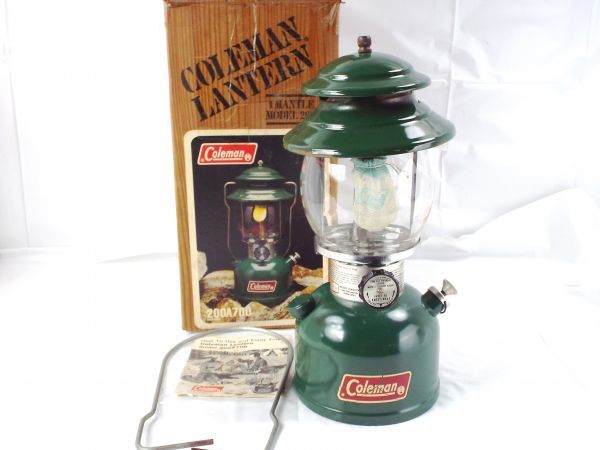 激安大特価，格安 321 Coleman 200A700 ランタン USA アウトドア ポータブル/コールマン/グリーン系 未確認ジャンク 送料710円(ホワイトガソリンランタン)｜売買されたオークション情報、yahooの商品情報をアーカイブ ホワイトガソリンランタン