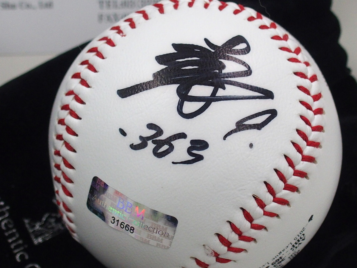 BBM 福岡ソフトバンクホークス 柳田 悠岐 選手 直筆 サインボール 限定