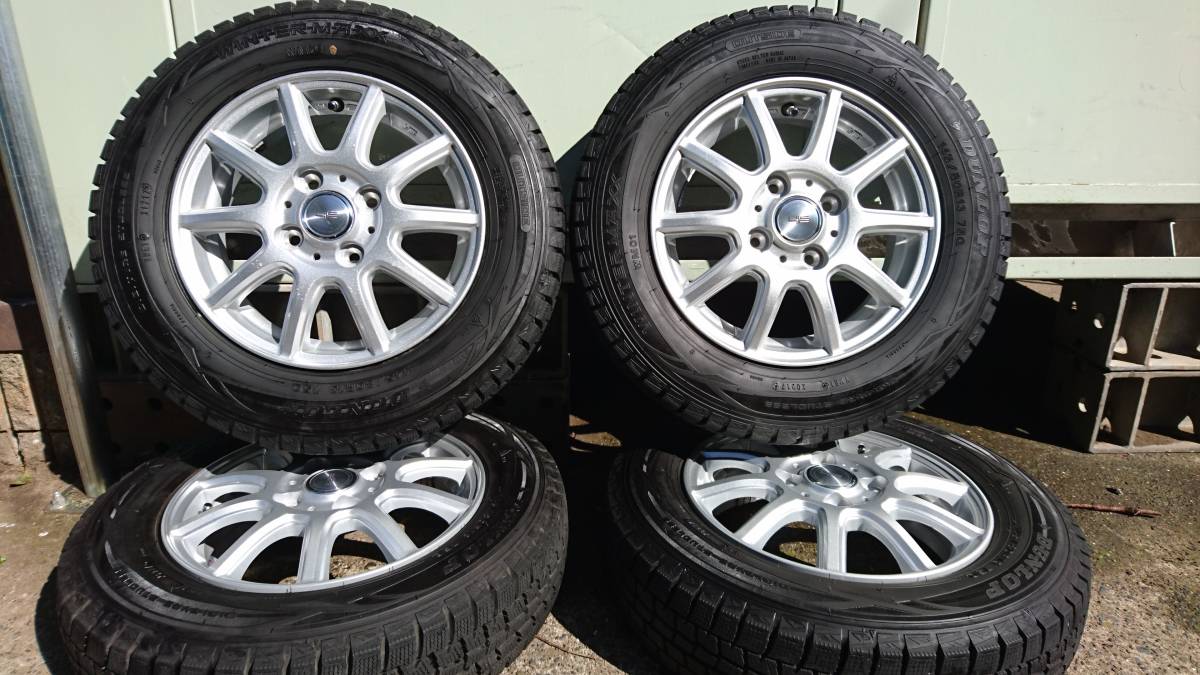 車のパーツ 145/80/R13 スタッドレス4本ホイール付き 値下げしました