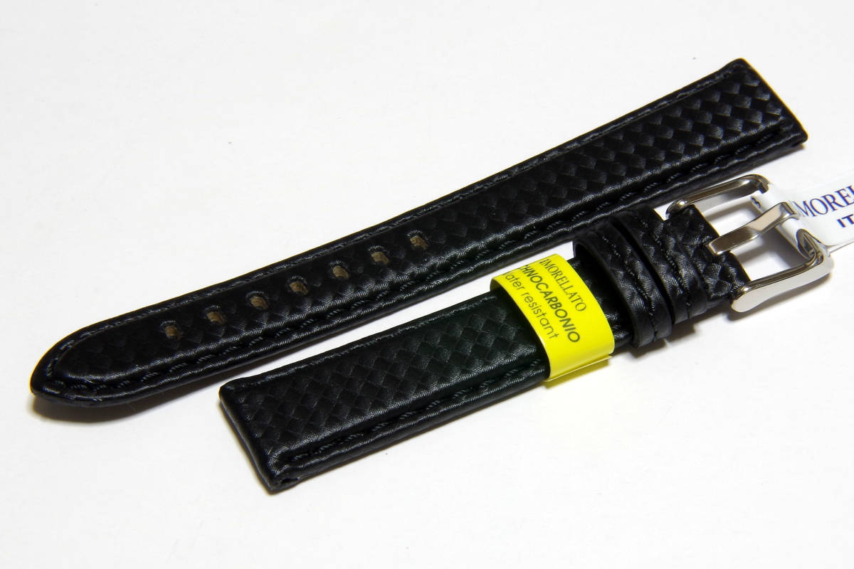 【送料無料・バネ棒付】18mm幅 モレラート BIKING（バイキング） 黒_1