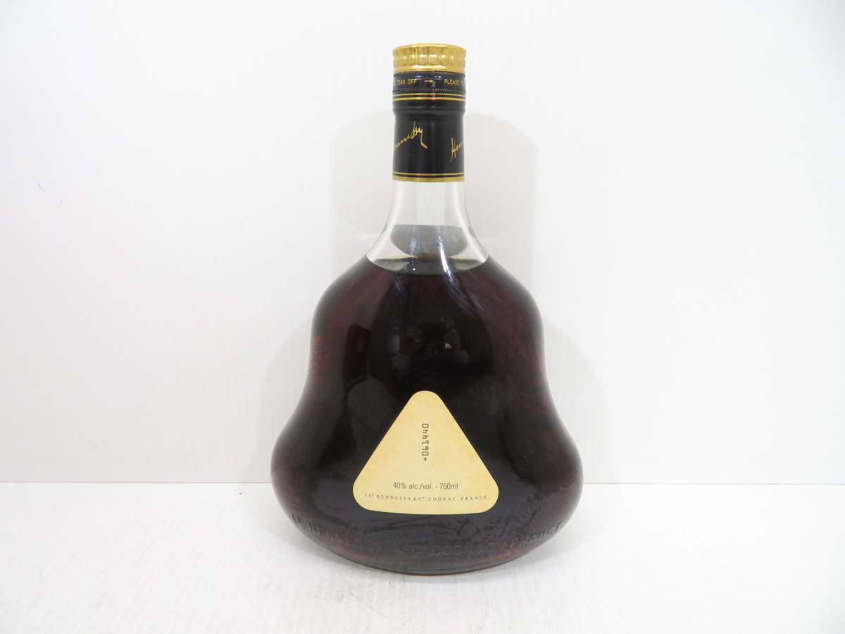 金キャップ ヘネシー XO 古酒 グリーンボトル へネシー クリア
