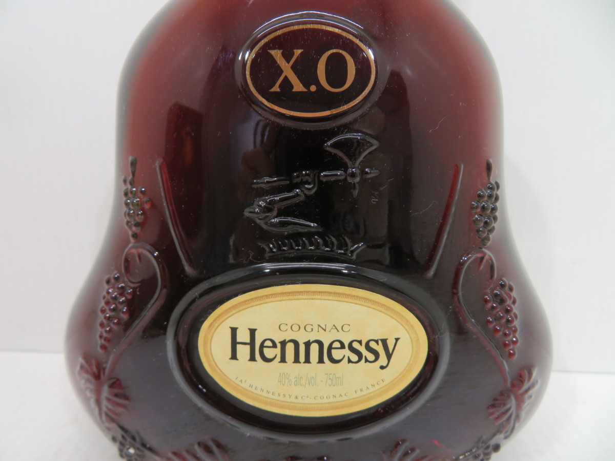 金キャップ ヘネシー XO 古酒 グリーンボトル へネシー クリア