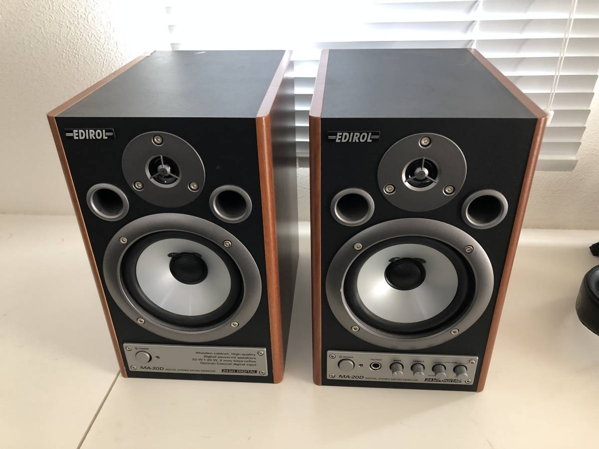 Roland Edirol MA-20D パワードモニタースピーカー 動作良好 Roland