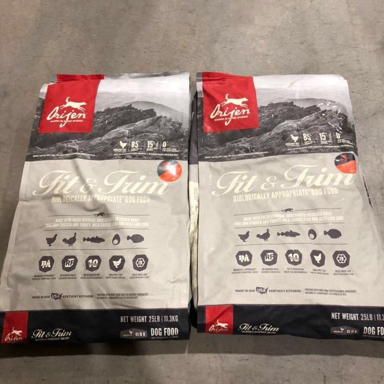 数量限定，定番 補修品 オリジン 犬用 フィット&トリム 11.3kg&times;2袋 22.６kg(一般)｜売買されたオークション情報、yahooの商品情報をアーカイブ公開 - オークファン ドライフード