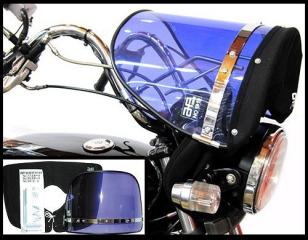 旭風防 Z-FATHER パープル(黒布タレ) スクリーン本体 車 新品送料800円