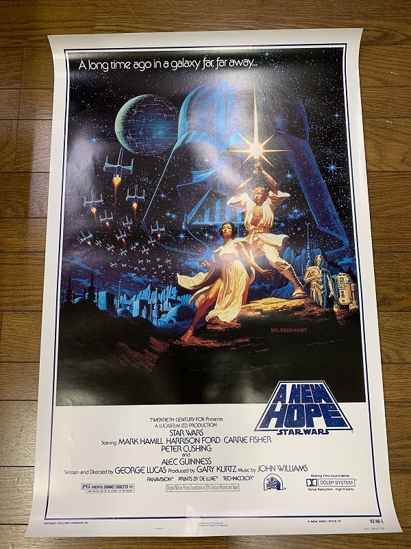 新作登場，大得価 F11/US ワンシート 映画ポスター Star Wars A New Hope Style A/スター ウォーズ エピソード4/新たなる希望/ジョージ ルーカス監督(SF、ファンタジー)｜売買されたオークション情報、yahooの商品情報を SF、ファンタジー