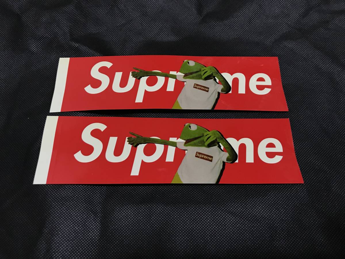 Kermit Supreme SUPREME Box Logo Sticker STICKER BOX KERMIT LOGO