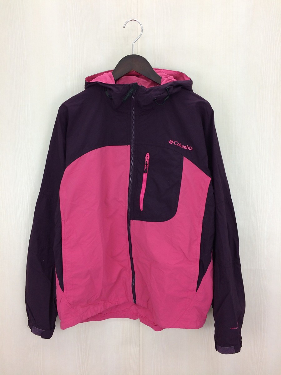 レディース 【人気】Columbia ブラック×ピンク ナイロン マウンテン 
