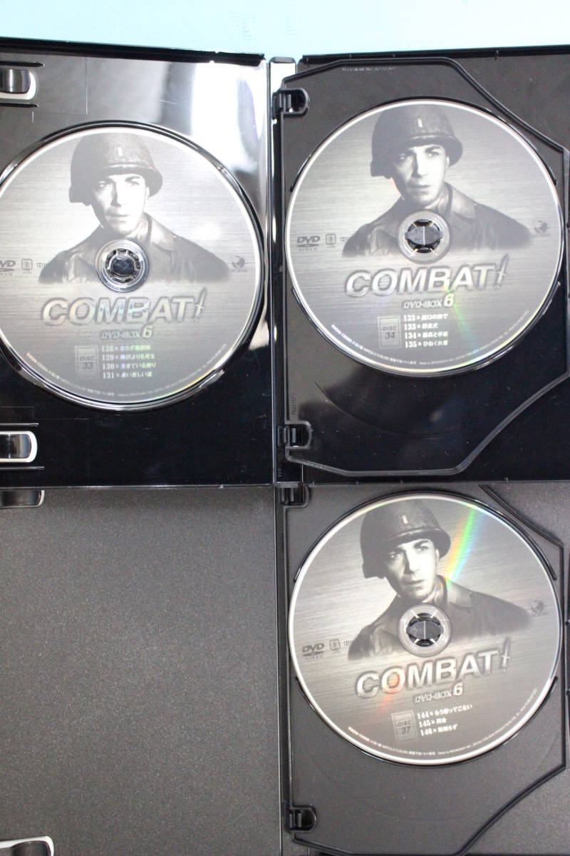 ★コンバット 誕生50周年記念 DVD-BOX6 (7枚組) ストーリーブック(書込有り)/ポストカード/帯 付き ◆割合美品◆