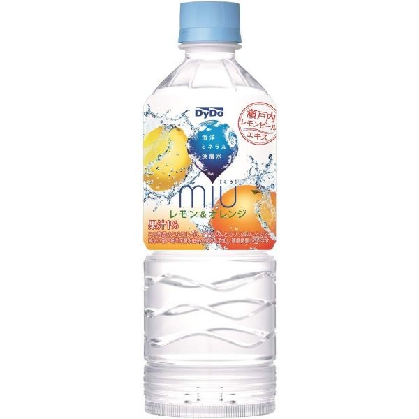 ★新品★ダイドードリンコ ミウ レモン＆オレンジ 550ml×24本_1