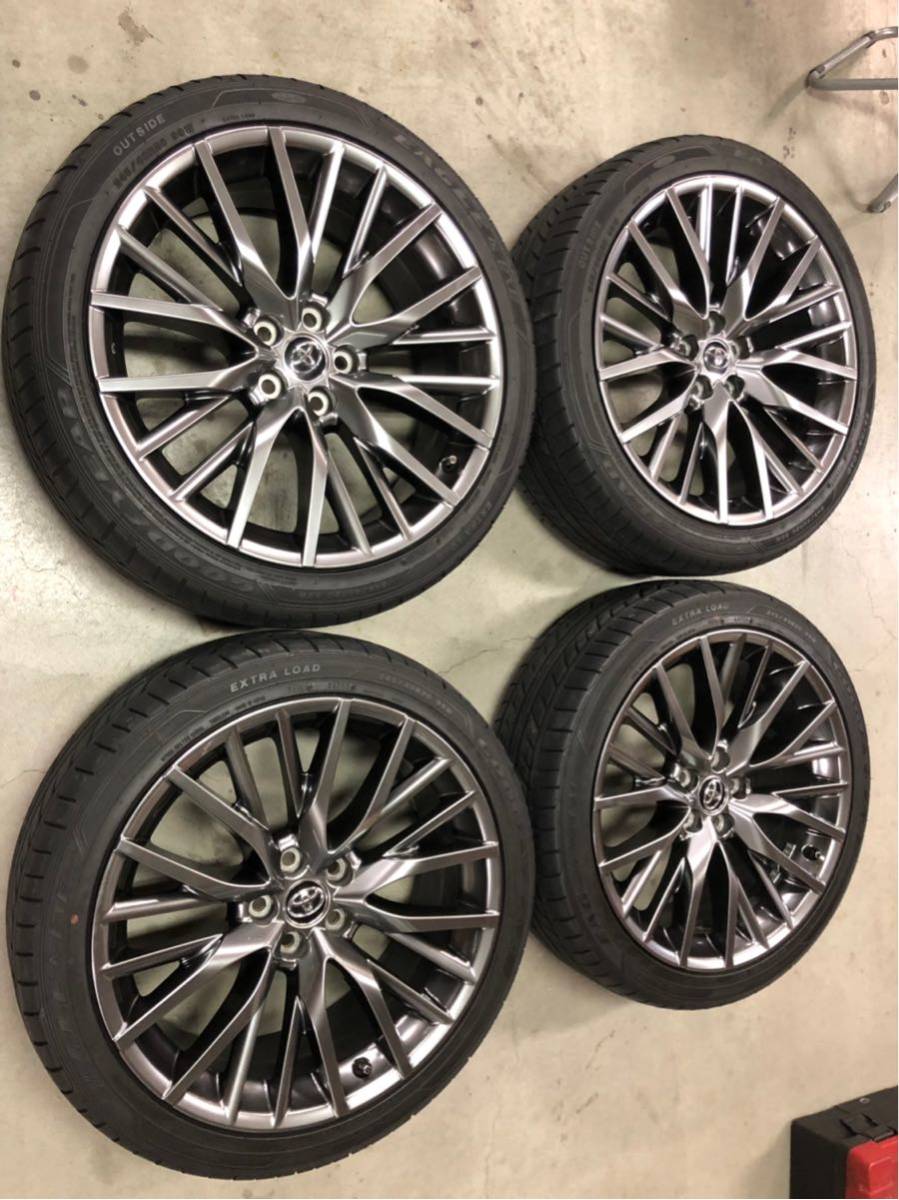 30アルファード ヴェルファイア 60ハリアー流用仕様 レクサスrx450h Fスポーツ純正インチ 245 40r グッドイヤーls Exeバリ山 4本set ラジアルタイヤ 売買されたオークション情報 Yahooの商品情報をアーカイブ公開 オークファン Aucfan Com