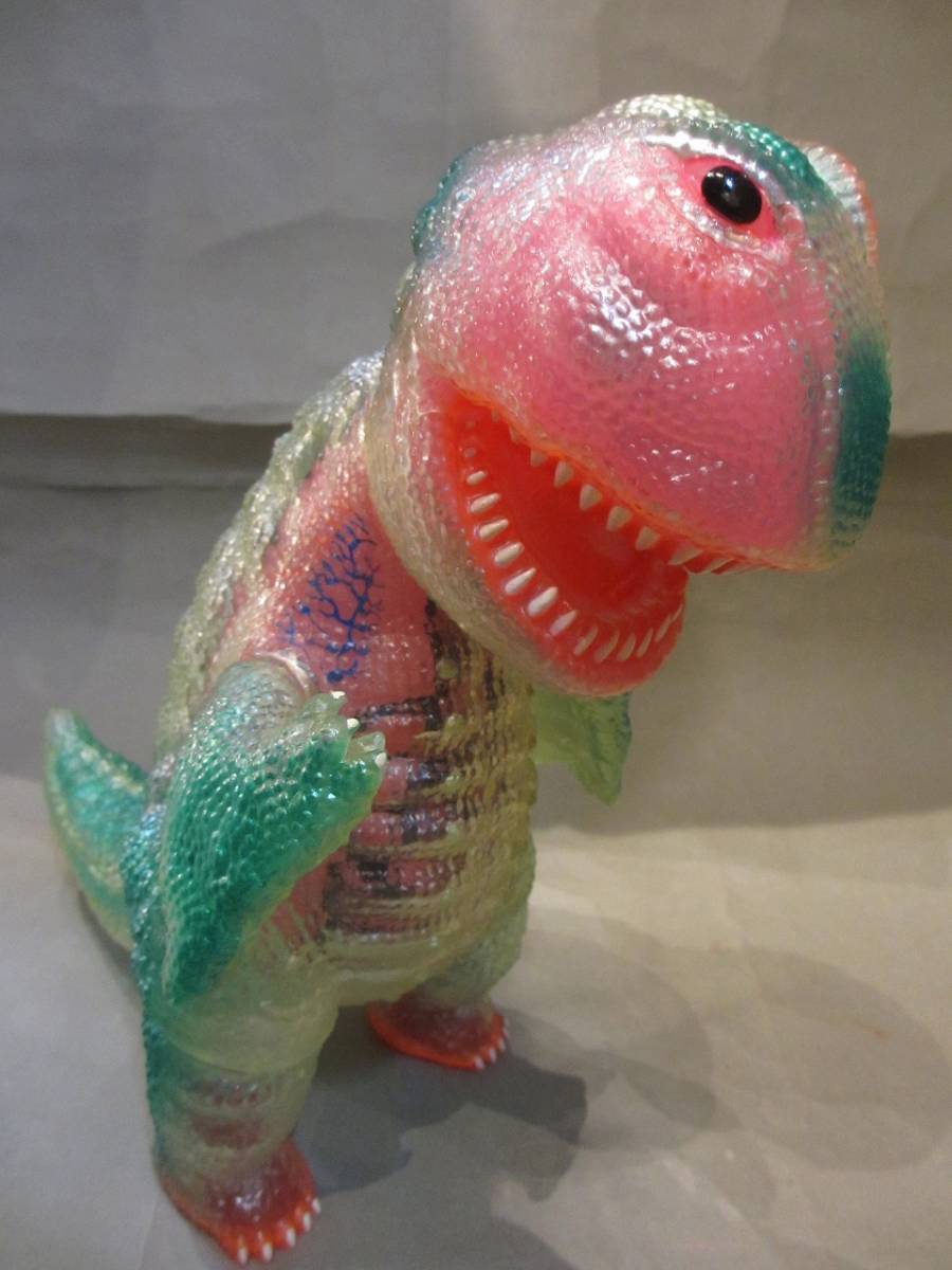 安楽安作劇場 透明ゴガメジラー（ピンク蓄光内蔵パーツ入り） sofvi
