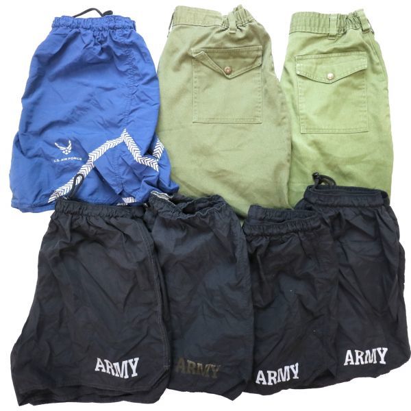 ◎米軍実物 military ミリタリー トレーニングショーツ … 他 ( サイズMIX ) 7枚セット まとめ売り USA古着卸 最落なし 1円スタート Q2113