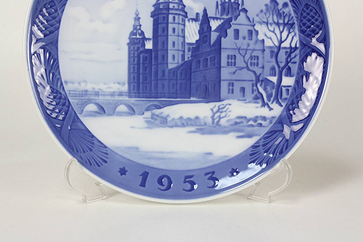 イヤープレート 1953年 ロイヤルコペンハーゲン WEロイヤル
