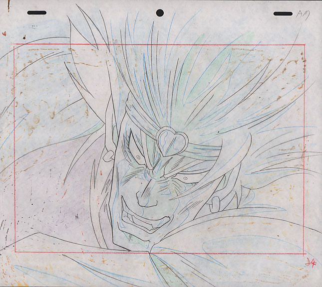 ジョジョの奇妙な冒険 Ova版 セル画 ディオ 顔ドアップ 動画付き さ行 売買されたオークション情報 Yahooの商品情報をアーカイブ公開 オークファン Aucfan Com