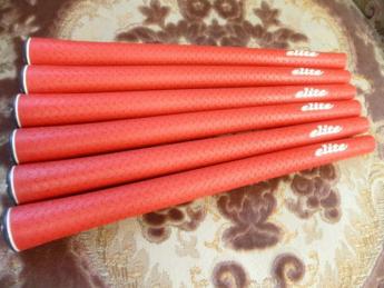 即決あり★Elite★エリートグリップ★Y360SV★クラッシックレッド★CRNB★バックライン有 6本⑥