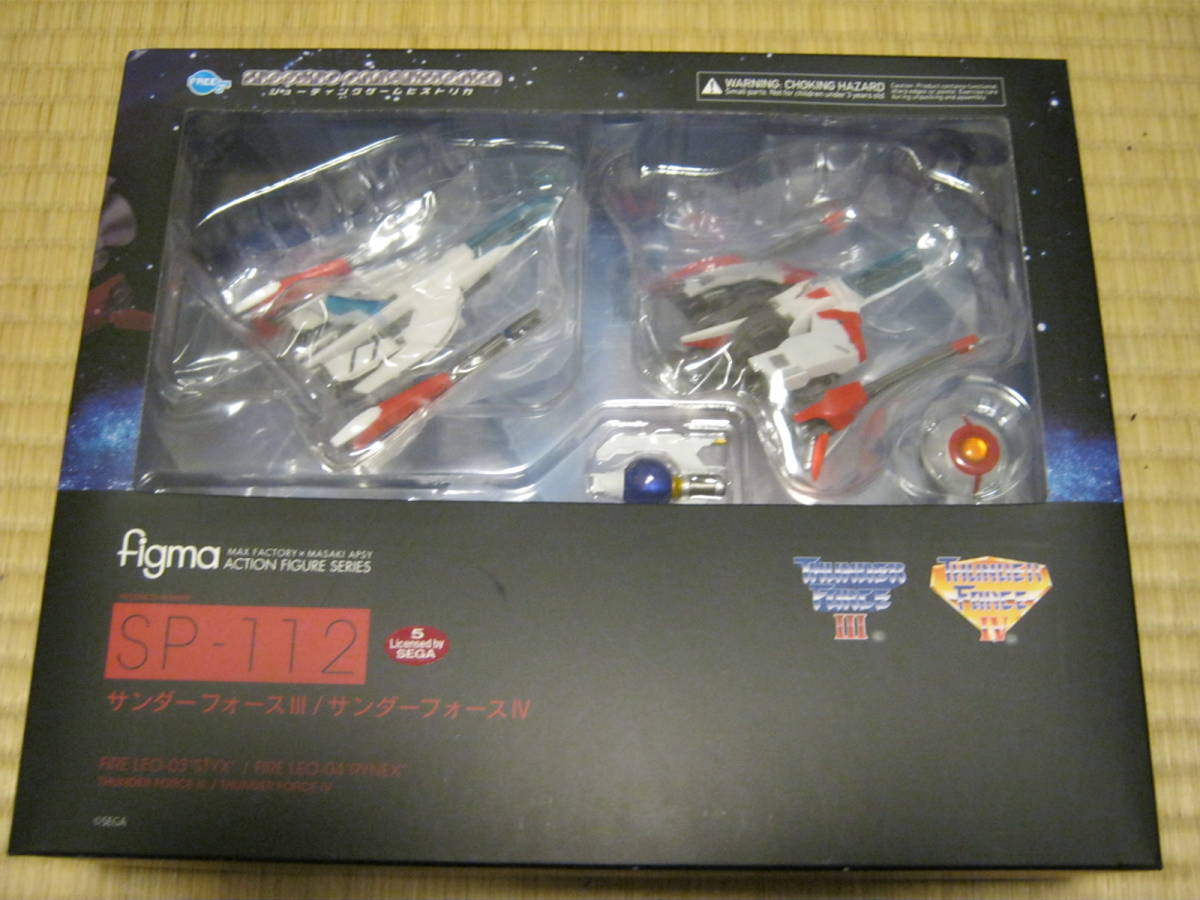 新品　未開封　白紙付　figma シューティングゲームヒストリカ　サンダーフォース　３ ４ 　ステュクス　ライネックス　セット