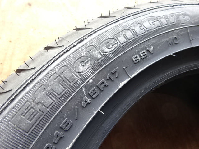 ★即決◆新品4本 52，000◆業者様 送料無料◆管理NO，FK537◆245/45R17 夏 グッドイヤー EfficientGrip メルセデスベンツ Eクラス CLSクラス