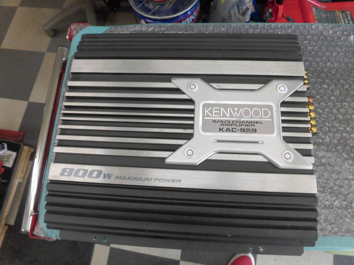 KAC-959 Kenwood ケンウッド パワーアンプ - KENWOOD 5チャンネル