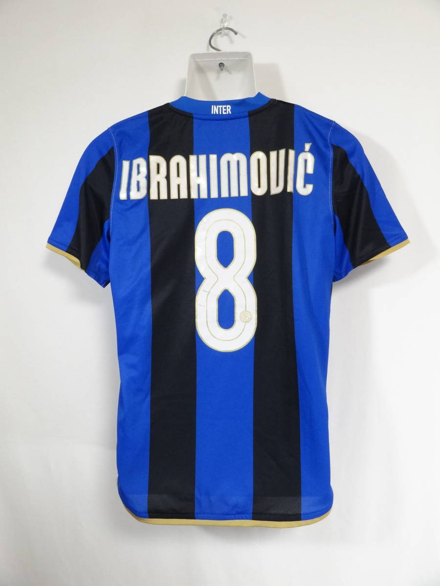 イブラヒモビッチ 半袖　ユニフォーム　インテル 08/09 シーズン　ナイキ インテル INTER #8 Ibrahimovic イブラヒモビッチ 08/09 ホーム