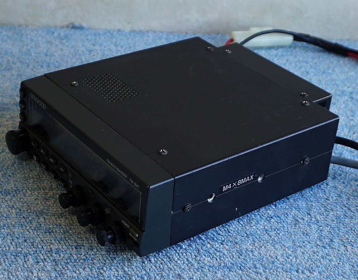 ☆KENWOOD TM-841表示部ジャンク 2ユニット（430MHZ，1200MHZ）搭載