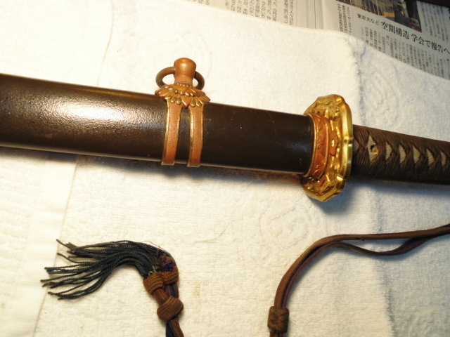 美品 陸軍九八式軍刀拵えのみ(刀緒、残欠つき) 刀身なし Yahoo!