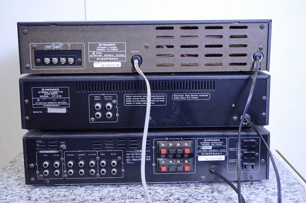 パイオニア PIONEER SA-7900 CT-415 Pioneer システムコンポ