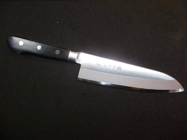 切れ味抜群 関三本杉 青紙割込 三徳新品 送料無料no192